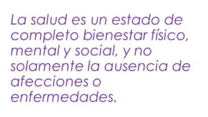Definición de Salud y Bienestar OMS
